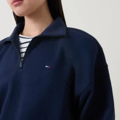 Flag Logo Half-Zip Sweatshirt
