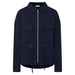 Flap Pocket Drawstring Jacket