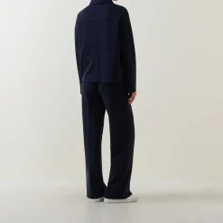 Flap Pocket Drawstring Jacket