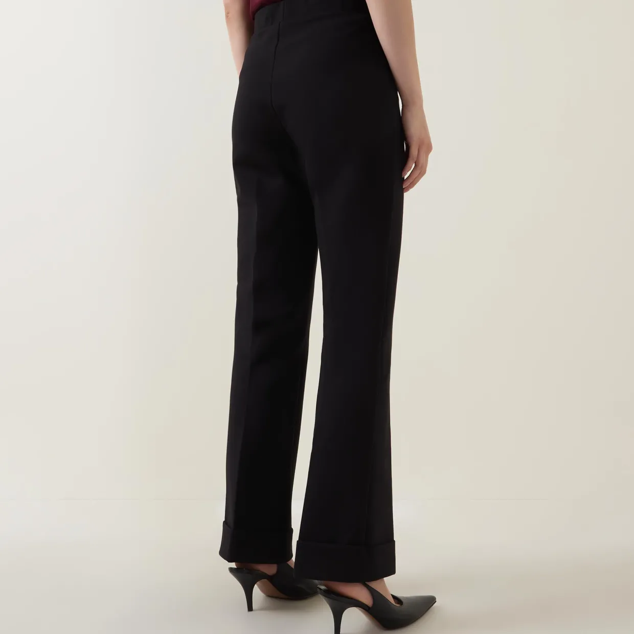 Flared Leg Trousers