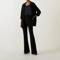 Flared-Leg Trousers