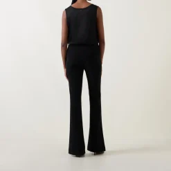 Flared-Leg Trousers
