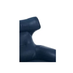 Flavio Swivel Chair Petrol Blue