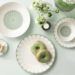 Fleur Vert Dinner Plate