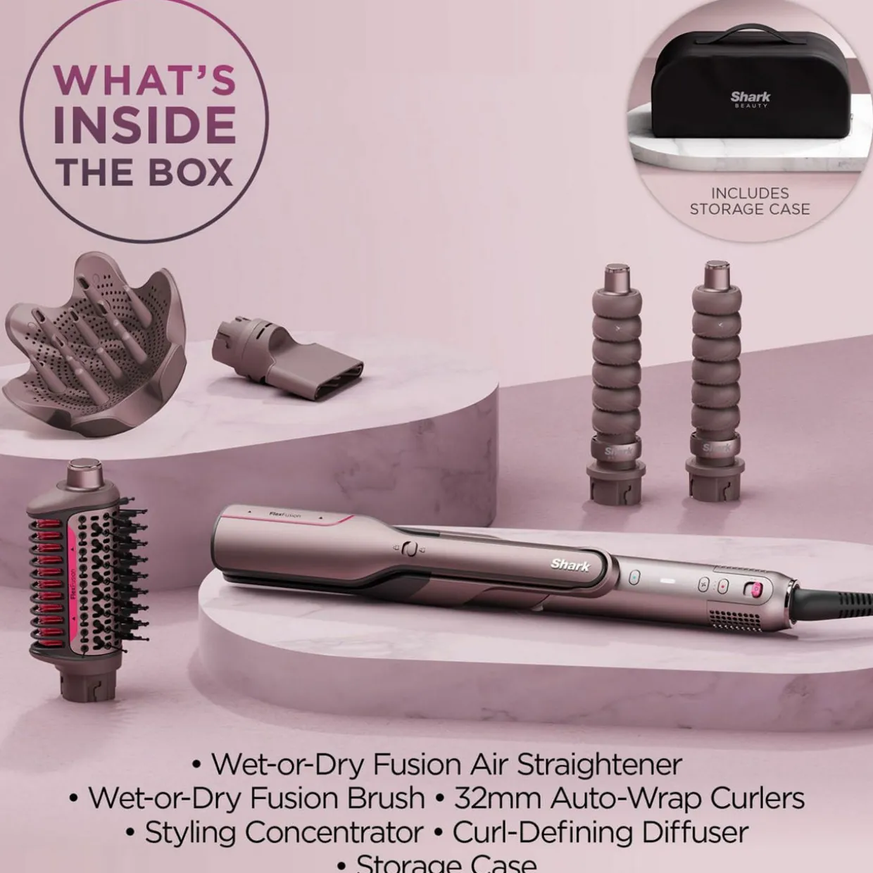 FlexFusion Heat Straight All Hair Types with Storage