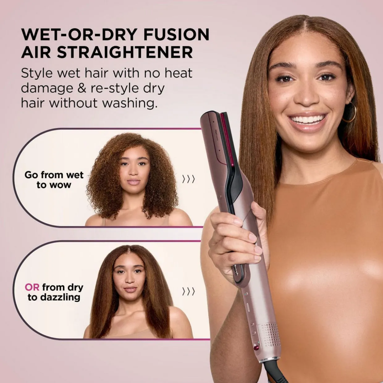 FlexFusion Heat Straight All Hair Types with Storage