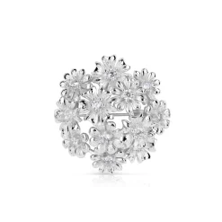 Floral Cluster Brooch
