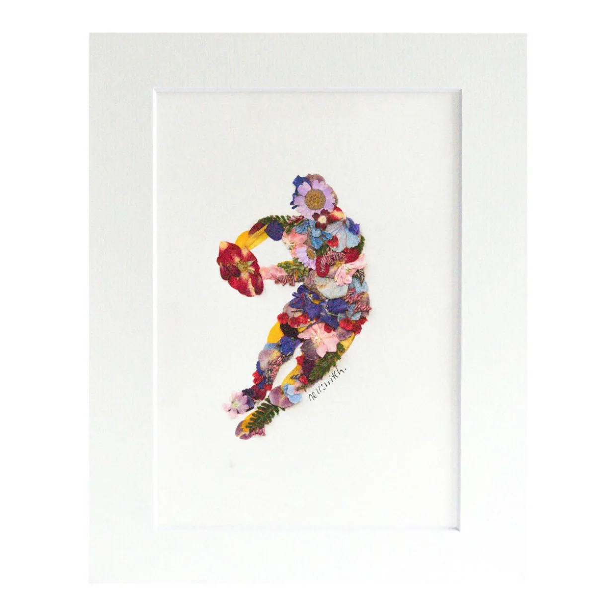 Floral Footwork Framed Fine Art Print