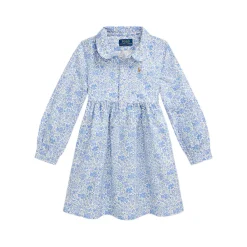 Floral Frill Shirt Dress 4-6 Years