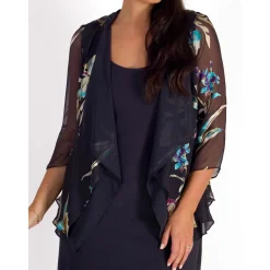 Floral Open Front Shrug