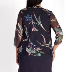 Floral Open Front Shrug