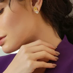 Floral Stud Earrings