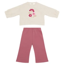 Floral Sweatshirt & Leggings Two-Piece Set
