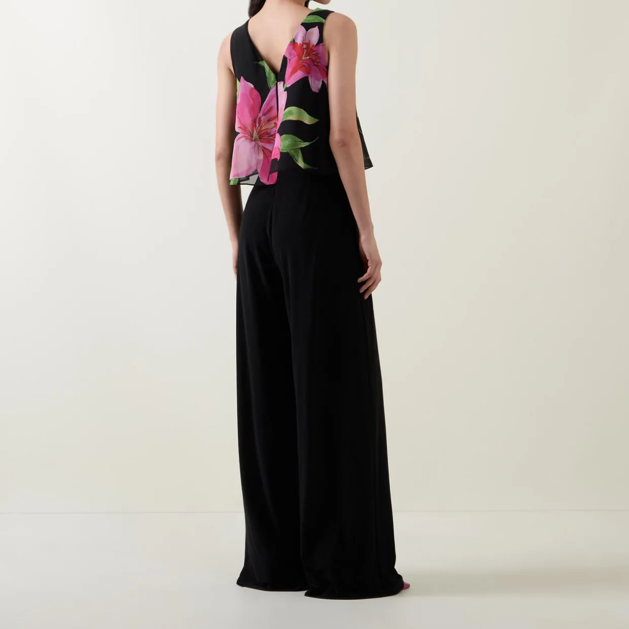 Floral Wide Leg Jumpsuit