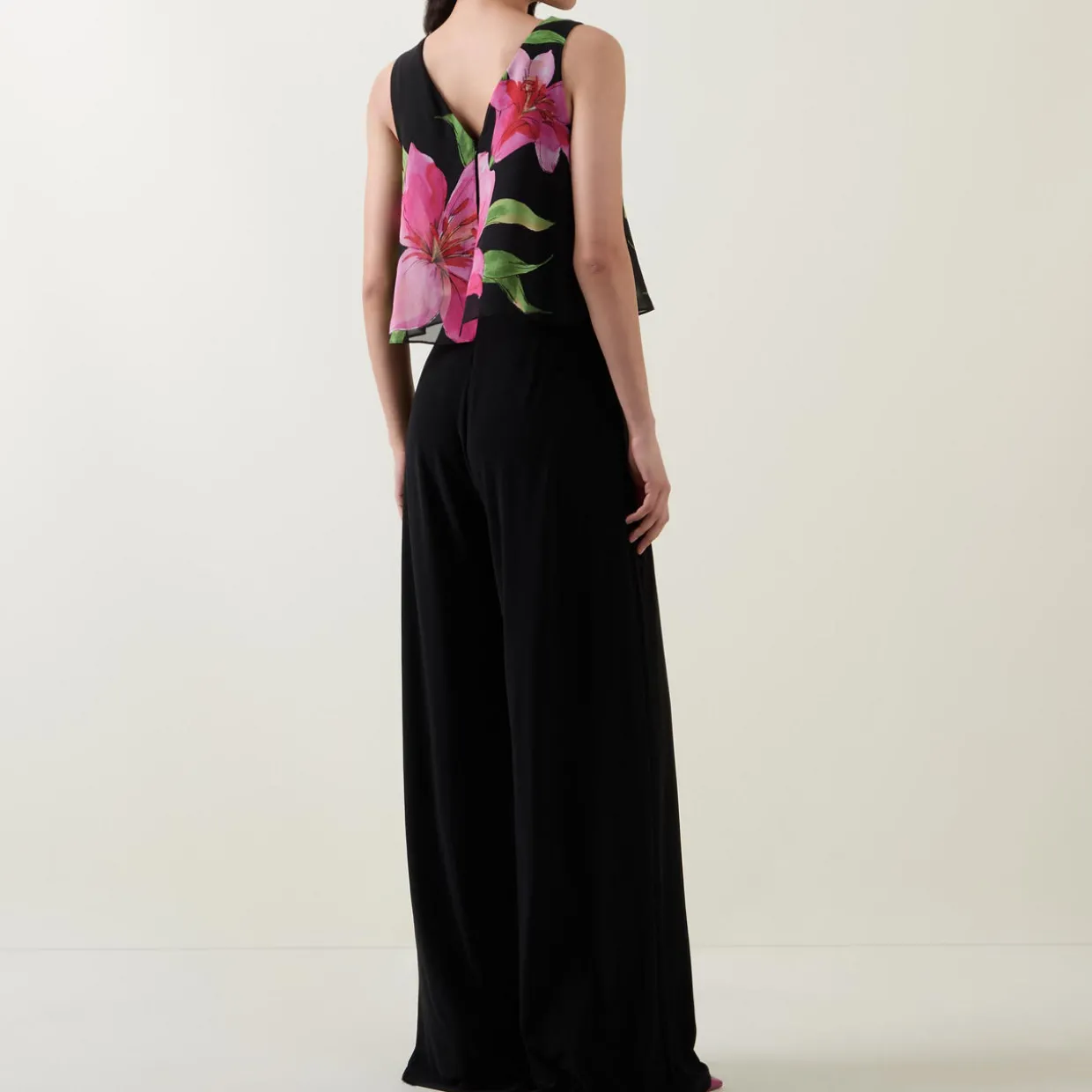 Floral Wide Leg Jumpsuit