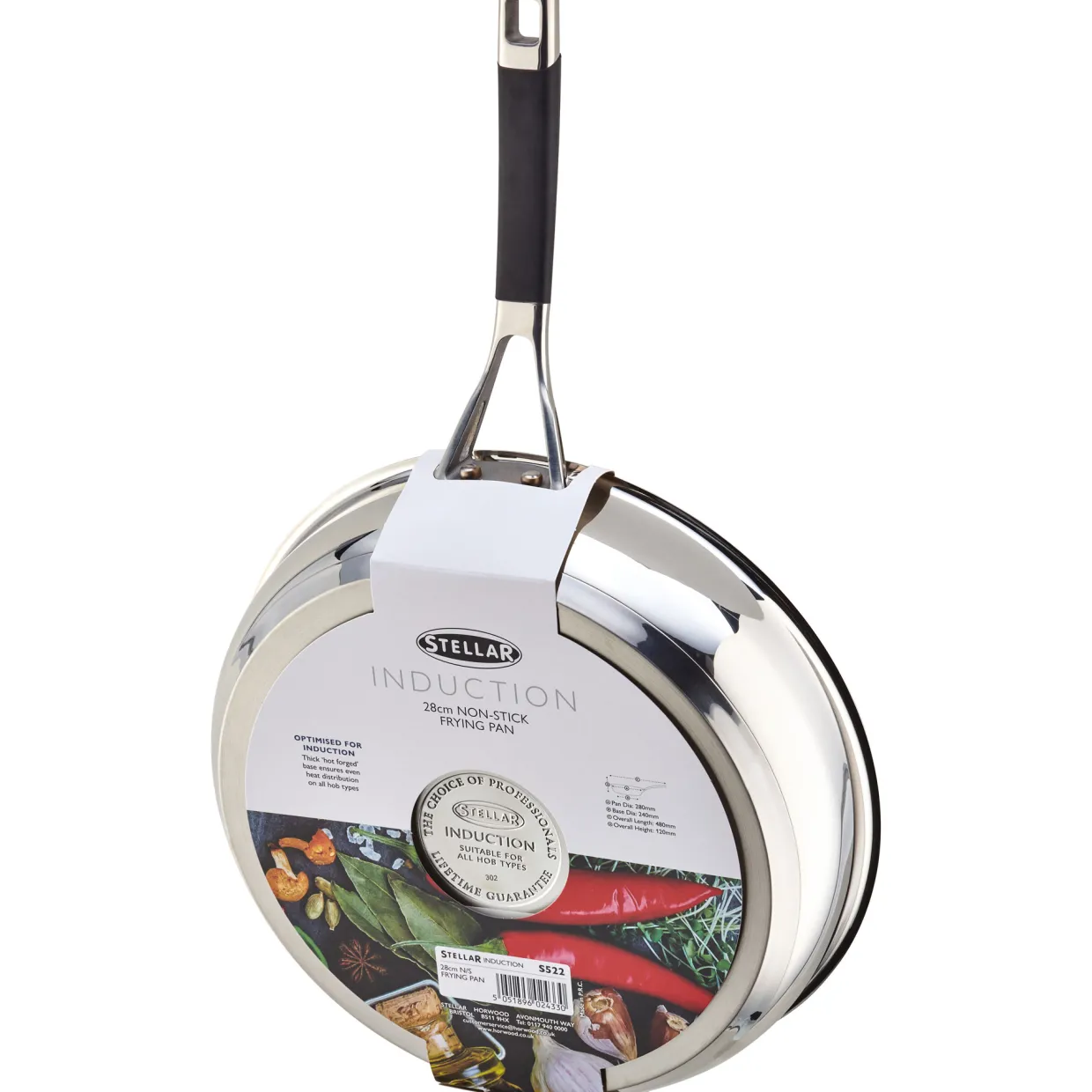 Flow Induction Non-Stick Frying Pan 28cm