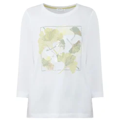 Flower Graphic Long-Sleeved T-Shirt