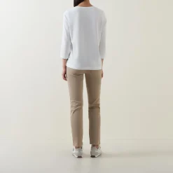 Flower Graphic Long-Sleeved T-Shirt