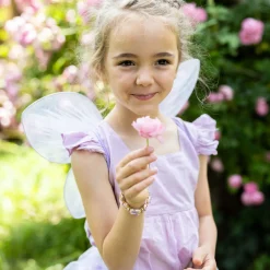 Flutter Butterfly Two-Piece Skirt & Wings Set Lilac