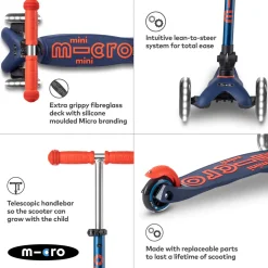 Foldable Mini LED Scooter