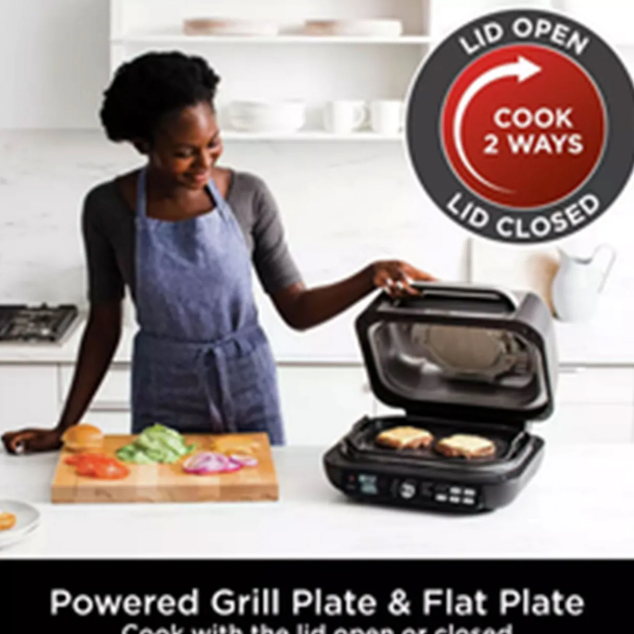 Foodi Max 3.8L 2460W Pro Health Grill And Air Fryer
