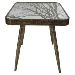 Forest Scene Square Side Table