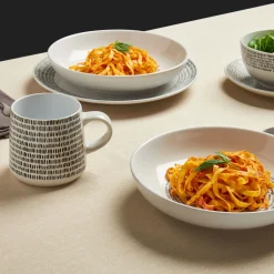 Four Piece Mali Wax Pasta Bowl Set
