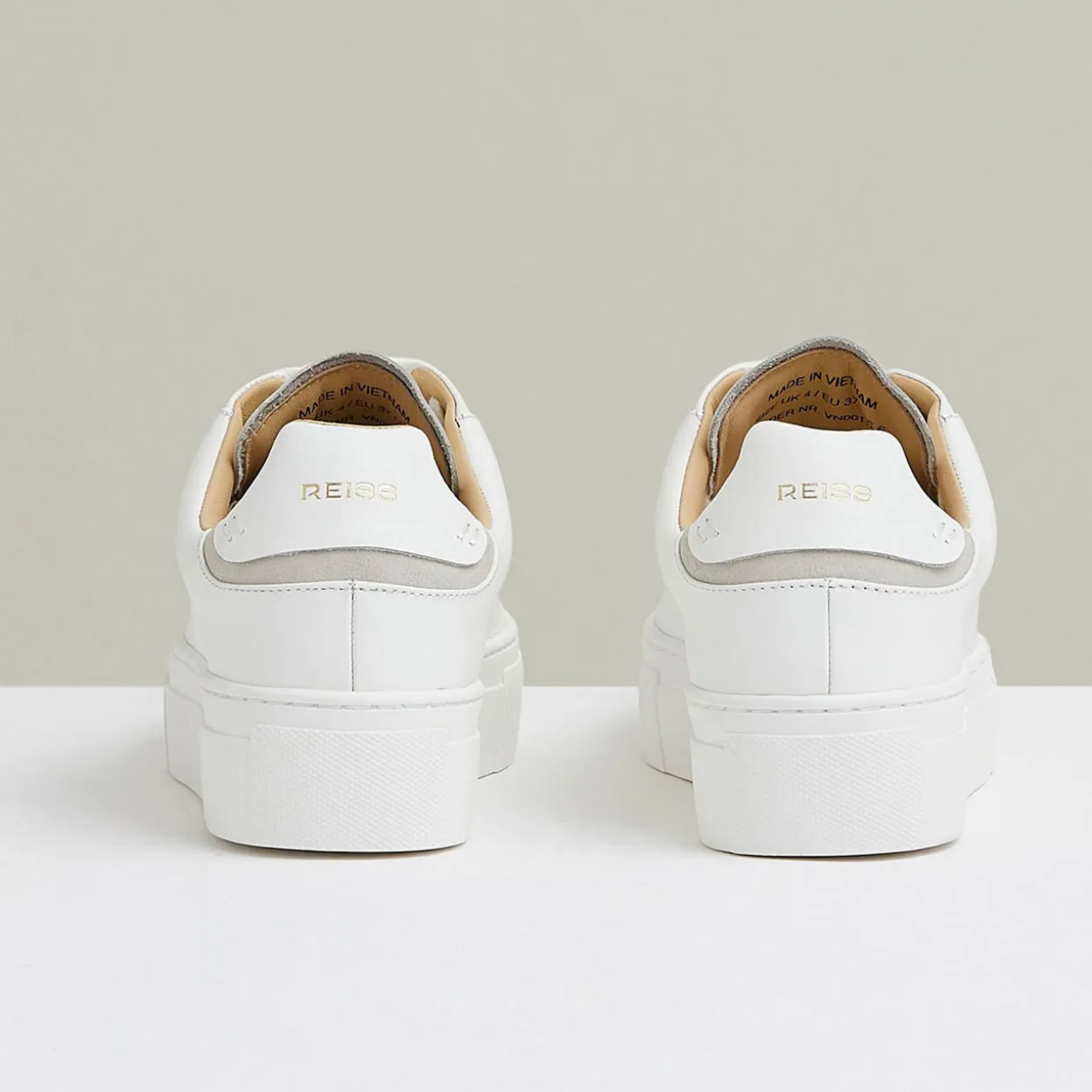 Francesca Leather Low-Top Trainers