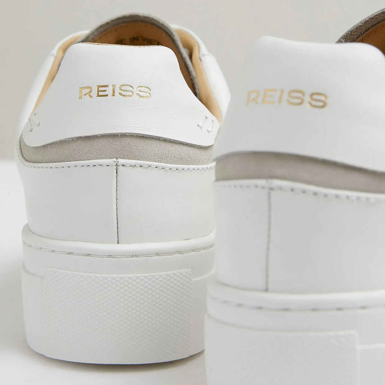 Francesca Leather Low-Top Trainers