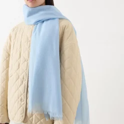 Frayed Logo Scarf