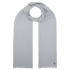 Frayed Logo Scarf