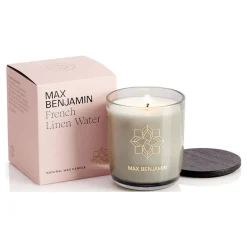 French Linen Water Luxury Candle & Lid