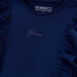 Frilled Trim Logo Top