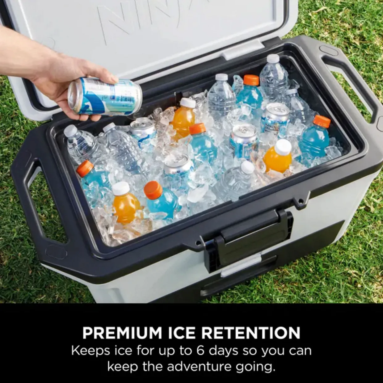 FrostVault 47L Hard Cooler, Cloud White