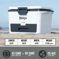 FrostVault 47L Hard Cooler, Cloud White
