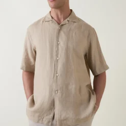 Garment-Dyed Linen Shirt