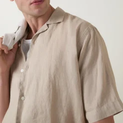 Garment-Dyed Linen Shirt