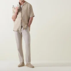 Garment-Dyed Linen Shirt