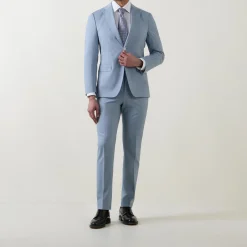 Genius Micro Pattern Suit Trousers