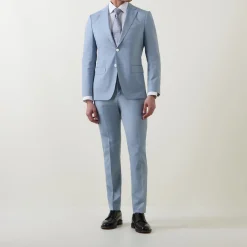 Genius Micro Pattern Suit Trousers