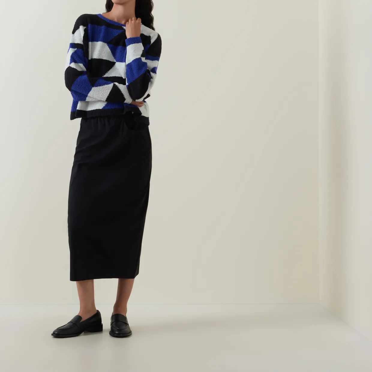 Geometric Knitted Sweater