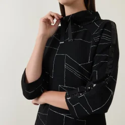 Geometric Print Dress