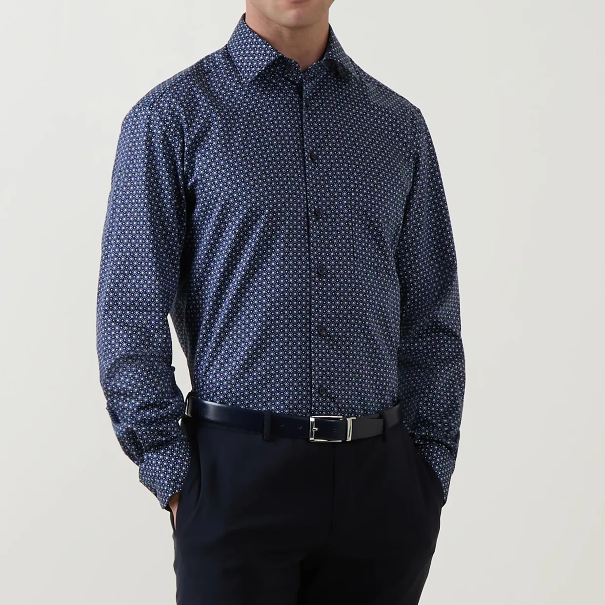 Geometric Single Cuff Shirt
