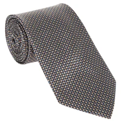 Geometric Square Silk Tie