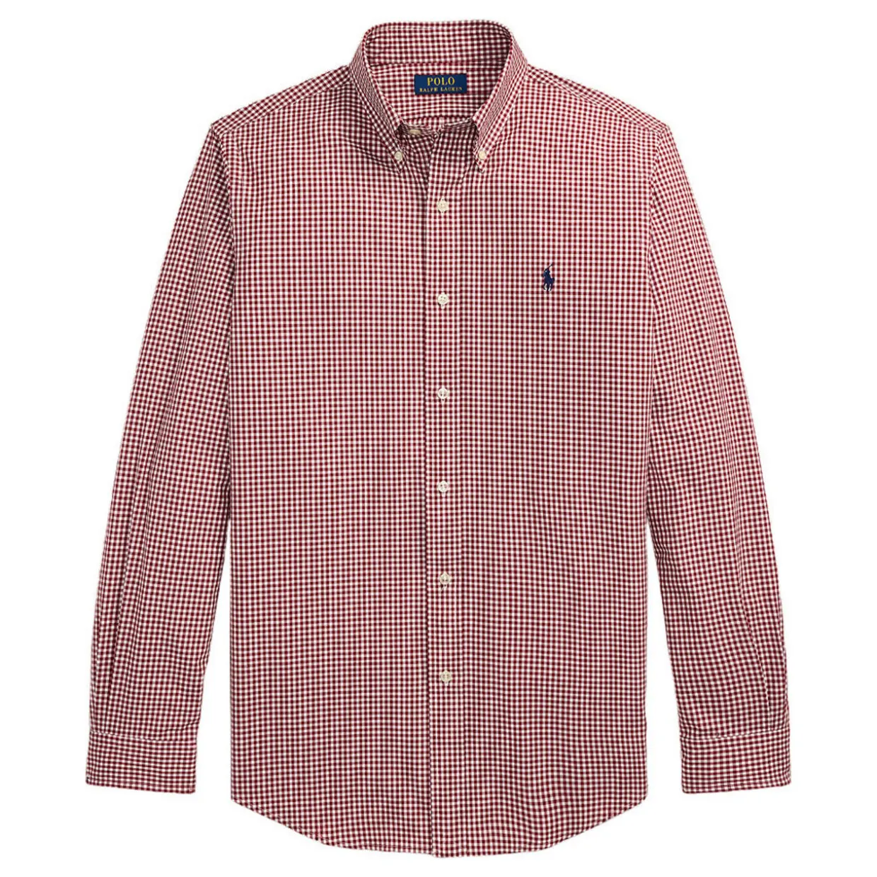 Gingham Check Stretch Shirt