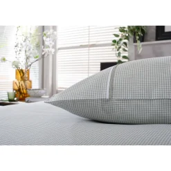 Gingham Duvet Set Green