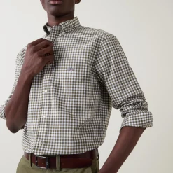 Gingham Poplin Shirt