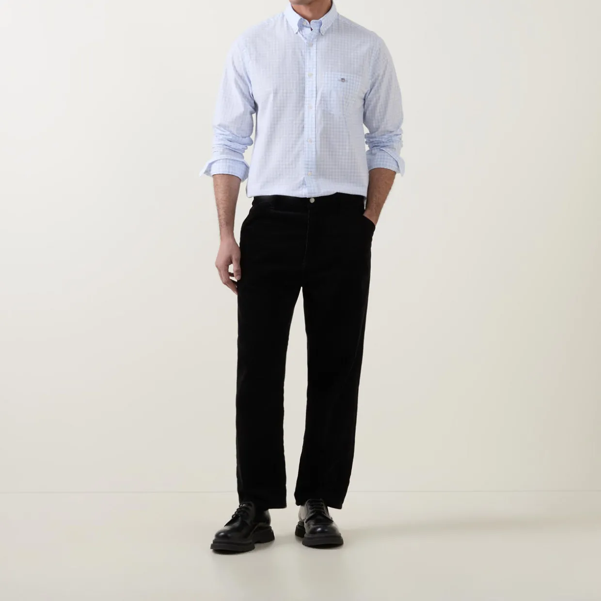 Gingham Poplin Shirt