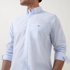 Gingham Poplin Shirt