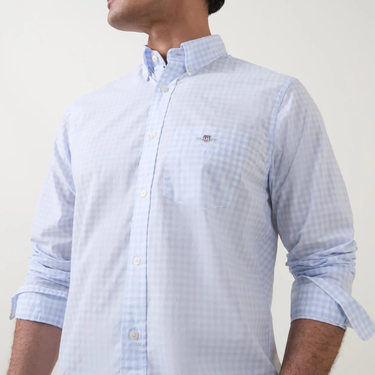Gingham Poplin Shirt